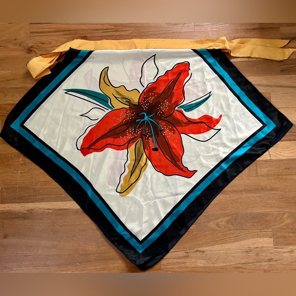 Flower Over Skirt Panel Skirt